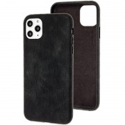 Шкіряний чохол Croco Leather для Apple iPhone 11 Pro (Black)