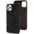 Кожаный чехол Croco Leather для iPhone 11 Pro, Черный