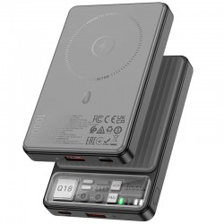 Портативное зарядное устройство Power Bank Hoco Q18 Tourer 22.5W с БЗУ 10 000 mAh, Black