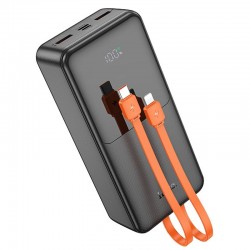 Портативний зарядний пристрій Power Bank Hoco J119B Sharp charge 22.5W+PD20W 30 000 mAh, Black