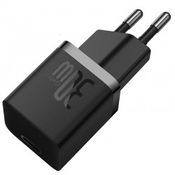Зарядка для Айфон 15 Baseus GaN5 Fast Charger 1C 30W (CCGN070), Чорний