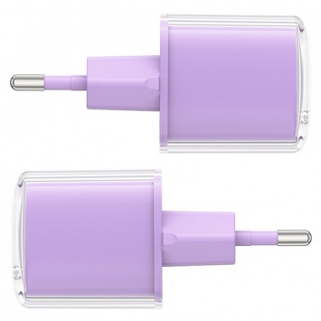 Зарядное для телефона Acefast A53 Sparkling series PD30W GaN (USB-C), Фиолетовый - Сетевые зарядные устройства (220 В) - изображение 3
