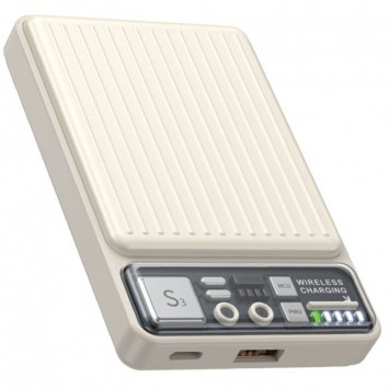 Портативний зарядний пристрій Power Bank Hoco Q18 Tourer 22.5W з БЗУ 10 000 mAh, Milky White - Портативні ЗП (ПоверБанки) - зображення 1 