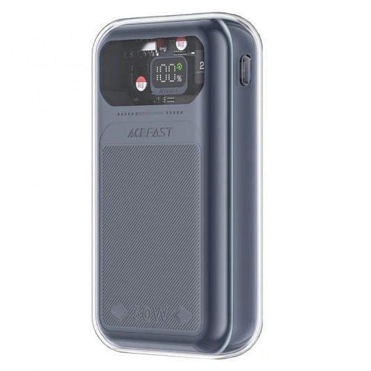 Портативний зарядний пристрій Power Bank Acefast M2-20000 Exploration 30W 20000 mAh, Mica gray - зображення 2 