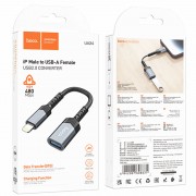 Перехідник Hoco UA24 Lightning male to USB female 2.0