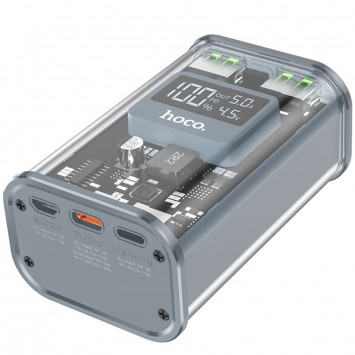Портативное зарядное устройство Power Bank Hoco J105 Discovery Edition 22.5W 10000 mAh, Gray - Портативные ЗУ (Power Bank) - изображение 1