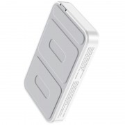 Портативний зарядний пристрій Power Bank Hoco Q10 Transparent PD20W з БЗУ 5000 mAh, White