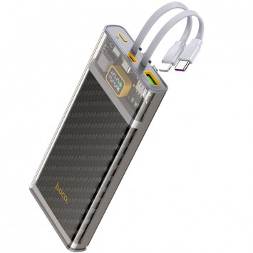 Портативний зарядний пристрій Power Bank Hoco J104 Discovery Edition 22.5W with cable 10000 mAh, Gray - Портативні ЗП (ПоверБанки) - зображення 1 