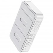 Портативний зарядний пристрій Power Bank Hoco Q10A Transparent PD20W з БЗУ 10 000 mAh, White