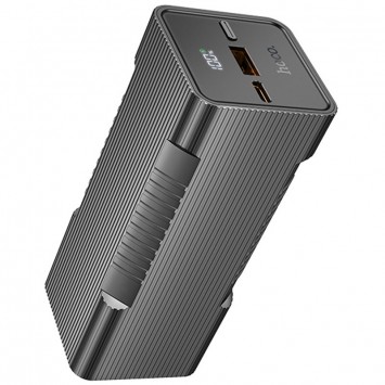 Портативний зарядний пристрій Power Bank Hoco Q15 Flashlight 22.5W 10000 mAh, Black - Портативні ЗП (ПоверБанки) - зображення 1 