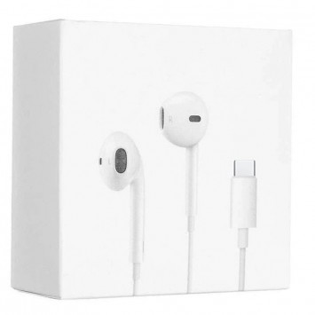 Навушники EarPods with Mic Type-C (AAA) (box), Білий -  - зображення 3 