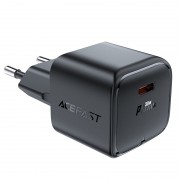 Зарядний пристрій для Айфон Acefast A77 mini PD30W GaN USB-C, Чорний