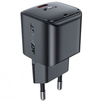 Зарядний пристрій для Айфон Acefast A77 mini PD30W GaN USB-C, Чорний - Мережеві ЗП (220 В) - зображення 2 