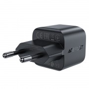 Зарядний пристрій для Айфон Acefast A77 mini PD30W GaN USB-C, Чорний