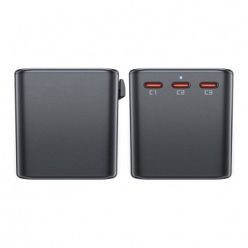 Зарядное устройство Acefast Z1 PD75W GaN (3*USB-C+2*USB-A), Серый - Сетевые зарядные устройства (220 В) - изображение 3