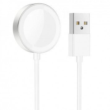 Бездротова зарядка Hoco CW39 Wireless charger for iWatch (USB), White