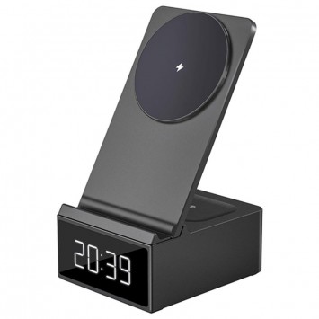 Беспроводная зарядка WIWU Wi-W011 3 in 1 wireless charger, Black