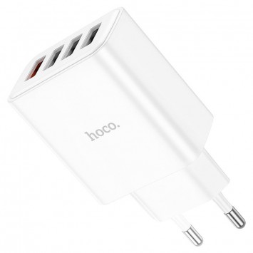 Зарядное для телефона Hoco C102A Fuerza QC3.0, Белый - Сетевые зарядные устройства (220 В) - изображение 4
