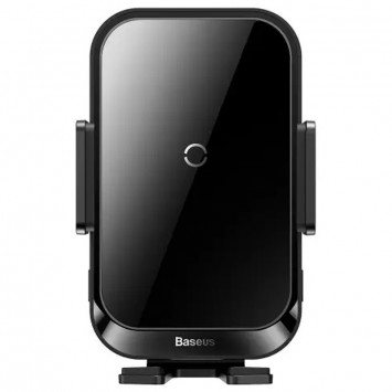 Автотримач із БЗУ Baseus Halo Electric Wireless Charging Car Mount 15W (SUDD000001), Black -  - зображення 1 