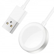 Беспроводная зарядка Hoco CW39 Wireless charger for iWatch (USB), White