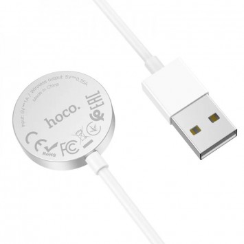 Бездротова зарядка Hoco CW39 Wireless charger for iWatch (USB), White - Безпровідні ЗП - зображення 4 