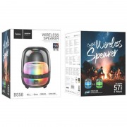 Bluetooth Колонка Hoco BS58 Crystal colorful luminous, Magic black night