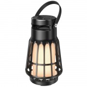 Блютуз колонка Hoco BS61 Wild fun outdoor campinh light, Magic black night