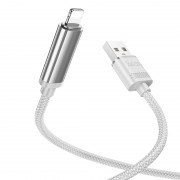 Дата кабель Hoco U127 Power USB to Lightning, Silver / Gray