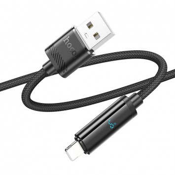 Дата кабель Hoco U127 Power USB to Lightning, Чорний - Lightning - зображення 1 