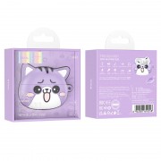 Бездротові навушники TWS Hoco EW48, Purple Cat