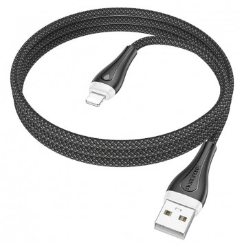 Дата кабель Borofone BX100 Advantage USB to Lightning, Чорний - Lightning - зображення 2 