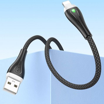 Дата кабель Borofone BX100 Advantage USB to Lightning, Black - Lightning - изображение 3