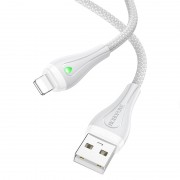 Дата кабель Borofone BX100 Advantage USB to Lightning, Сірий