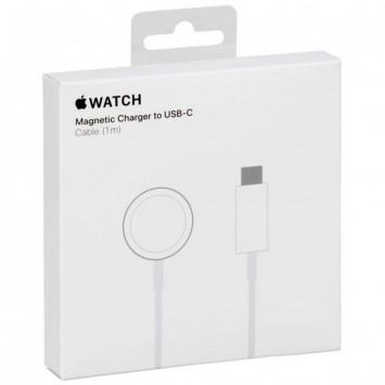 БЗУ Magnetic Fast Charger для USB-C Cable для Apple Watch (AAA) (box), White -  - зображення 4 