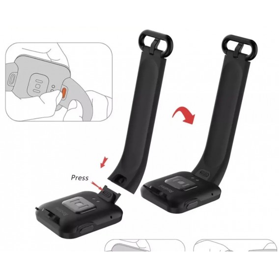 Ремешок для умных часов Redmi Watch 2 Lite, черного цвета