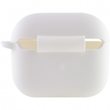 Силиконовый футляр для наушников AirPods 3, Белый / White - Apple AirPods - изображение 2