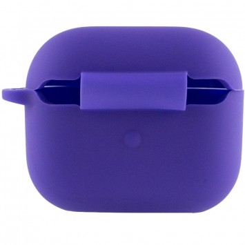 Силіконовий футляр для навушників AirPods 3, Фіолетовий / Ultra Violet - Apple AirPods - зображення 2 