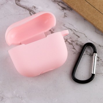 Силіконовий футляр для навушників AirPods 3 (Рожевий / Light pink) - Apple AirPods - зображення 3 