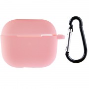 Силиконовый футляр для наушников AirPods 3 (Розовый / Light pink)