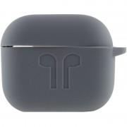Силіконовий футляр для навушників AirPods 3, Сірий / Dark Gray