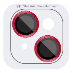Захисне скло на камеру для Apple iPhone 13 mini/13 - Metal Classic (в упак.) Червоний / Red