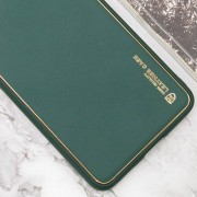 Кожаный чехол Xshield для Xiaomi Redmi Note 11 (Global) / Note 11S, Зеленый / Army green