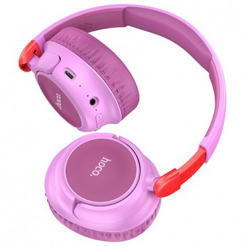 Накладные беспроводные наушники Hoco W43 Adventure, Purple - Bluetooth наушники - изображение 1