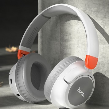 Накладні бездротові навушники Hoco W43 Adventure, White - Bluetooth наушники - зображення 1 