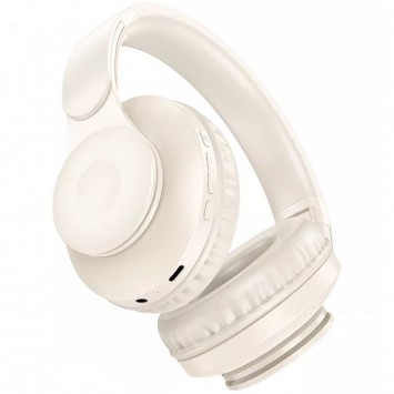 Накладные беспроводные наушники Hoco W45 Enjoy, Milky White - Bluetooth наушники - изображение 1