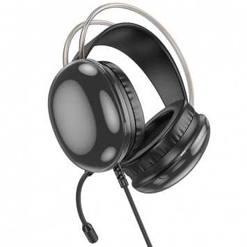 Накладні навушники Hoco W109 Plus Rich USB7.1 channel gaming, Black - Провідні навушники - зображення 4 