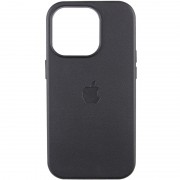 Кожаный чехол Leather Case (AAA) with MagSafe and Animation для Apple iPhone 13 Pro (6.1"), Midnight