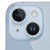 Защитное стекло Metal Sparkles на камеру (в упак.) для Apple iPhone 15 (6.1") / 15 Plus (6.7"), Голубой / Light Blue