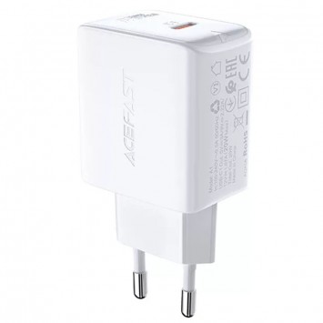 Блочок для зарядки Acefast A1 PD20W single USB-C, White