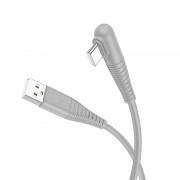 USB кабель Borofone BX105 Corriente USB to Type-C (1m), Серый